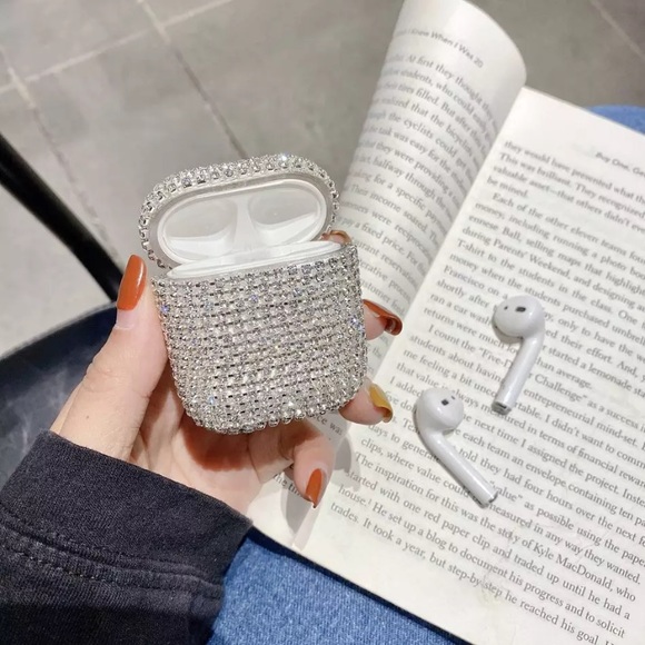 SALE! SEALED RHINESTONE BLING AIRPODS 2 PIECE CASE - Picture 2 of 6